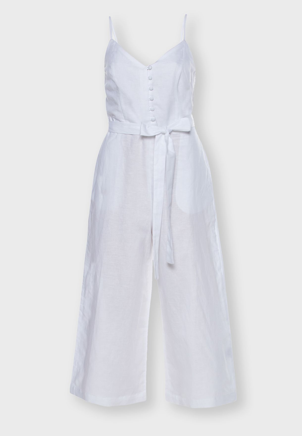 banana republic white jumpsuit