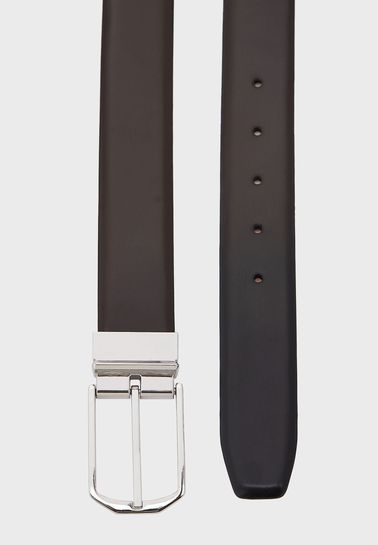 Square Buckle Allocated Hole Belt