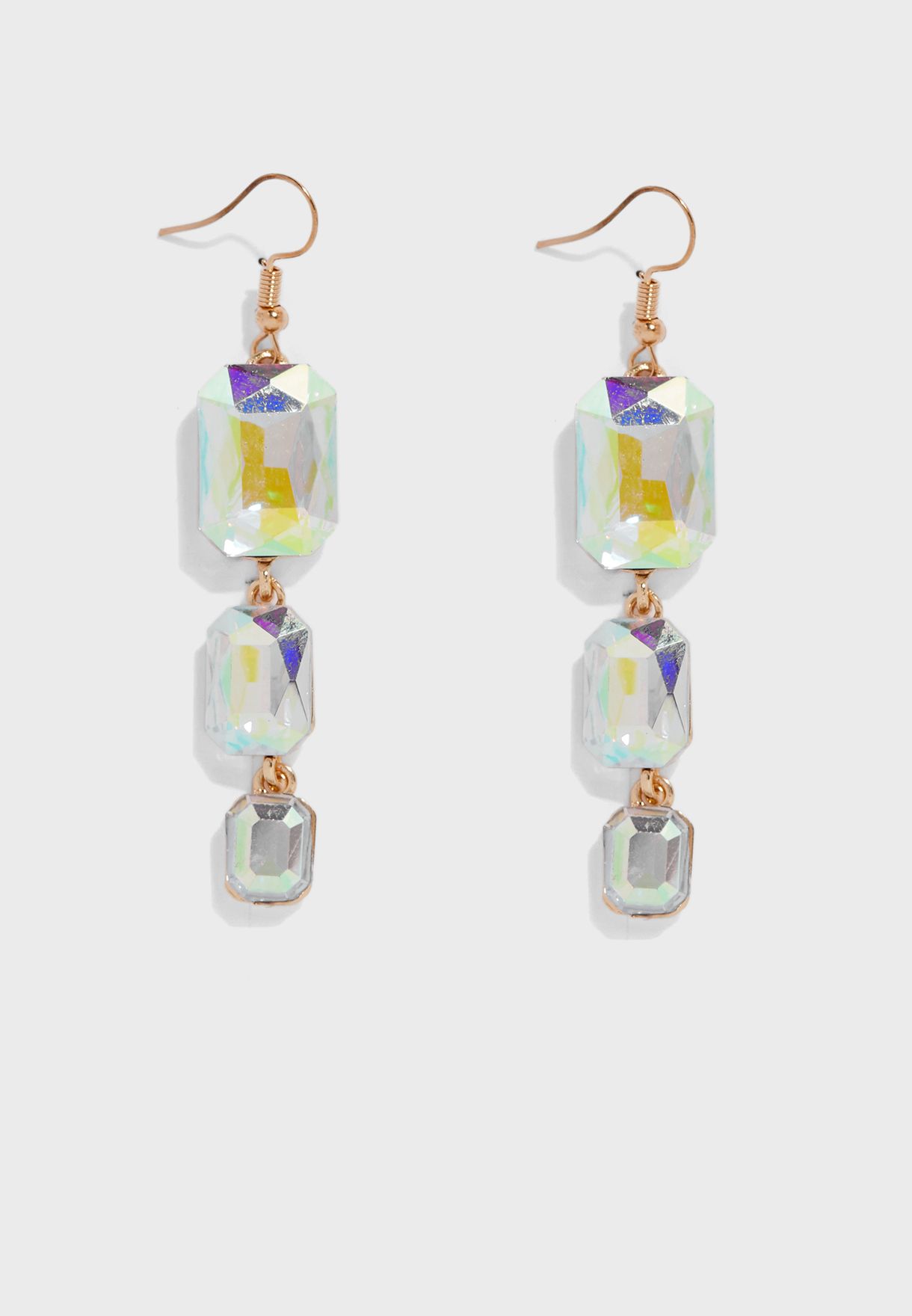 ab stone earrings