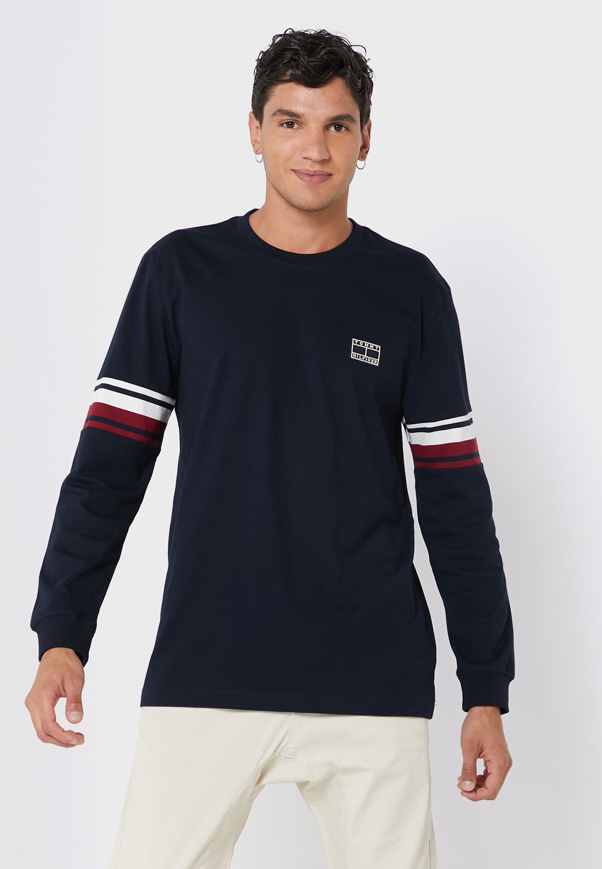 Striped Crew Neck T-Shirt