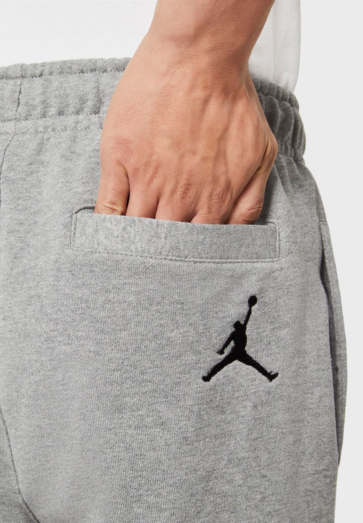 Buy Jordan grey Jordan Jumpman Fleece Sweatpants for Kids in Riyadh, Jeddah