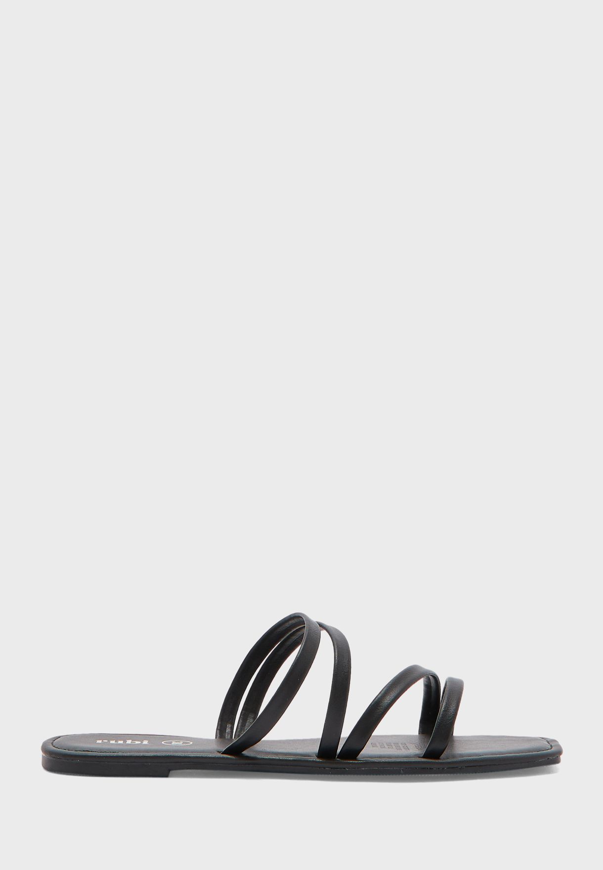 Buy Rubi black Natalie Flat Sandal for Women in Dubai, Abu Dhabi