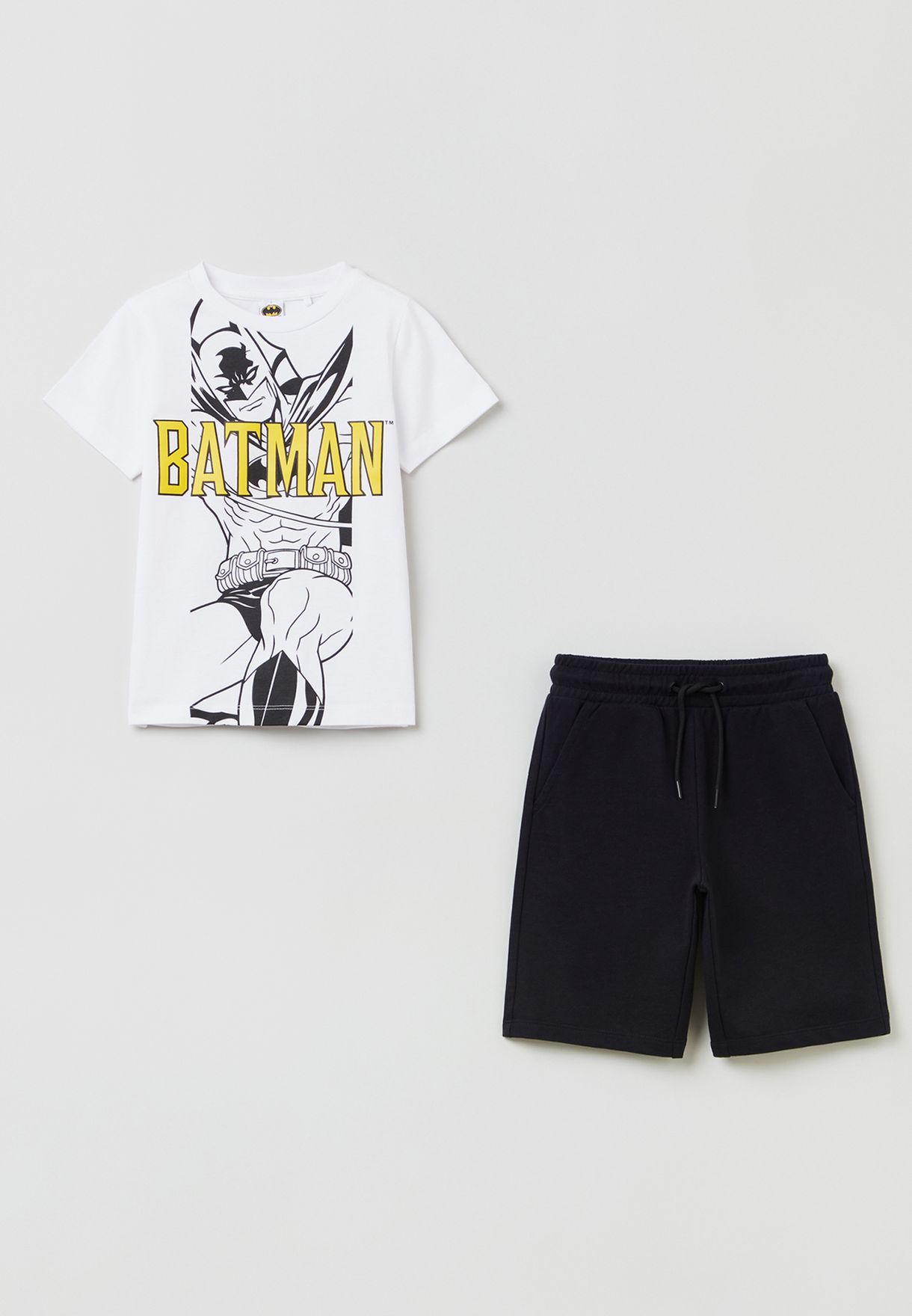 Kids Batman T-Shirt And Shorts Set