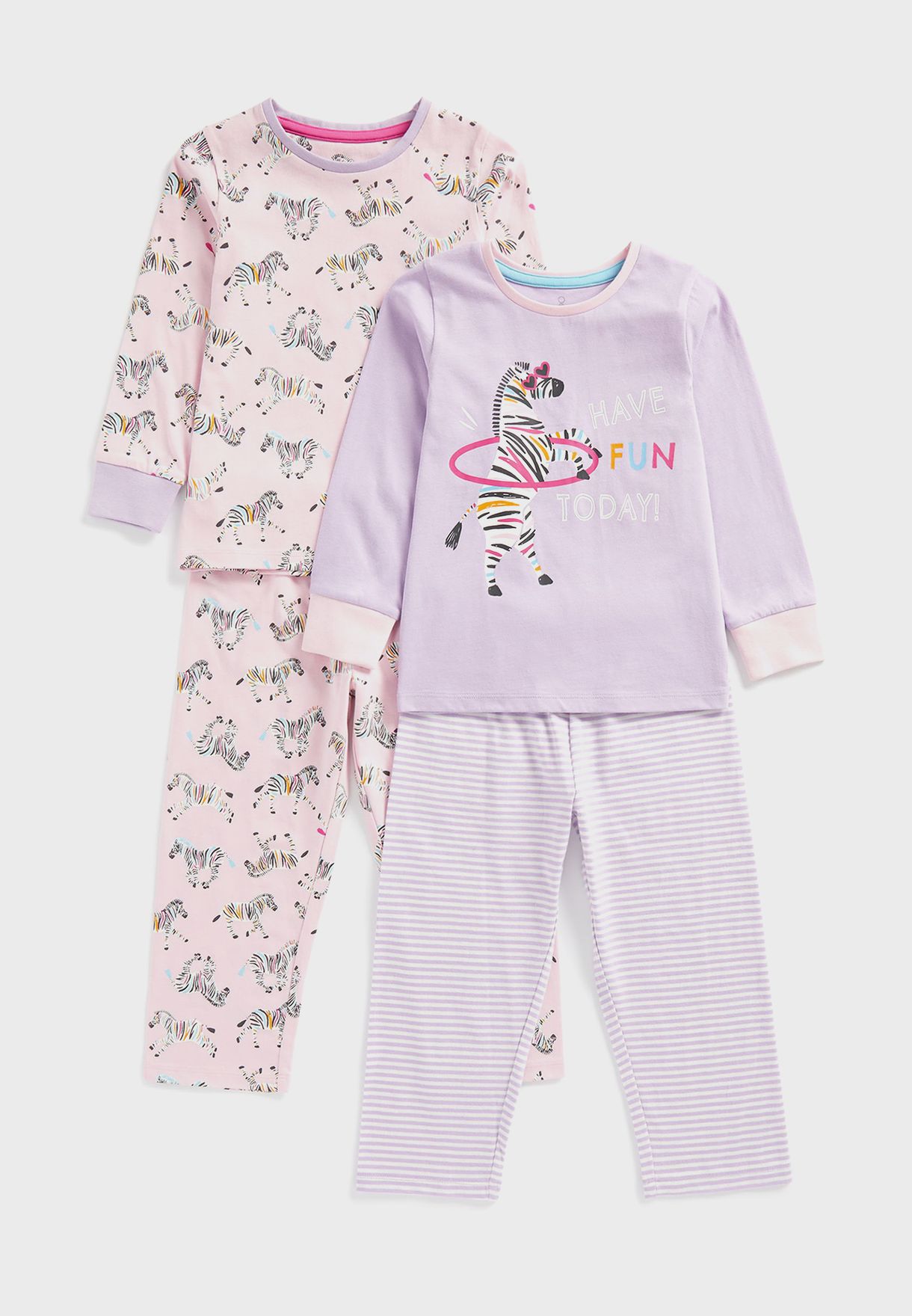 Kids 2 Pack Assorted Pyjama Set