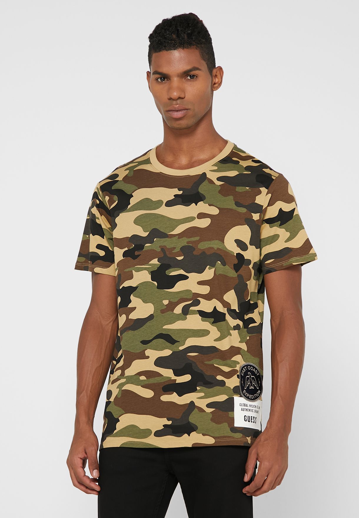 guess camo shirt