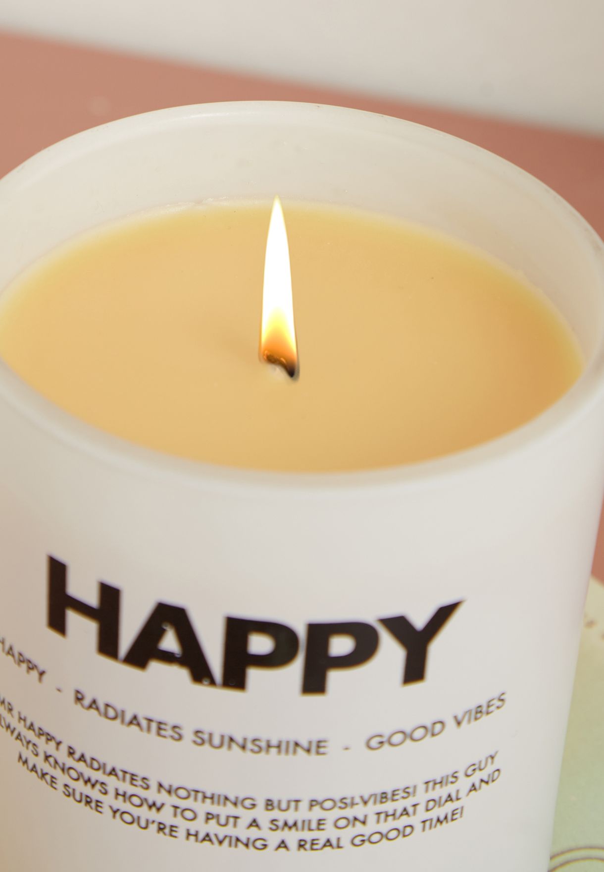 Mr Happy Candle