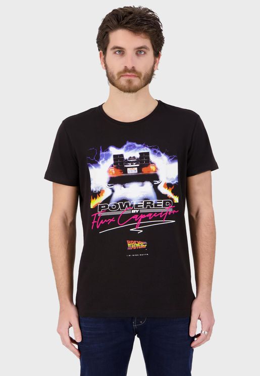 Back To The Future Crew Neck T-Shirt