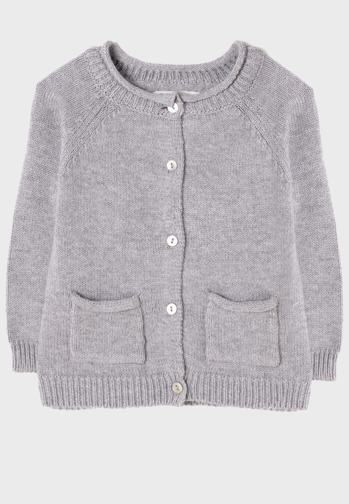 infant black cardigan