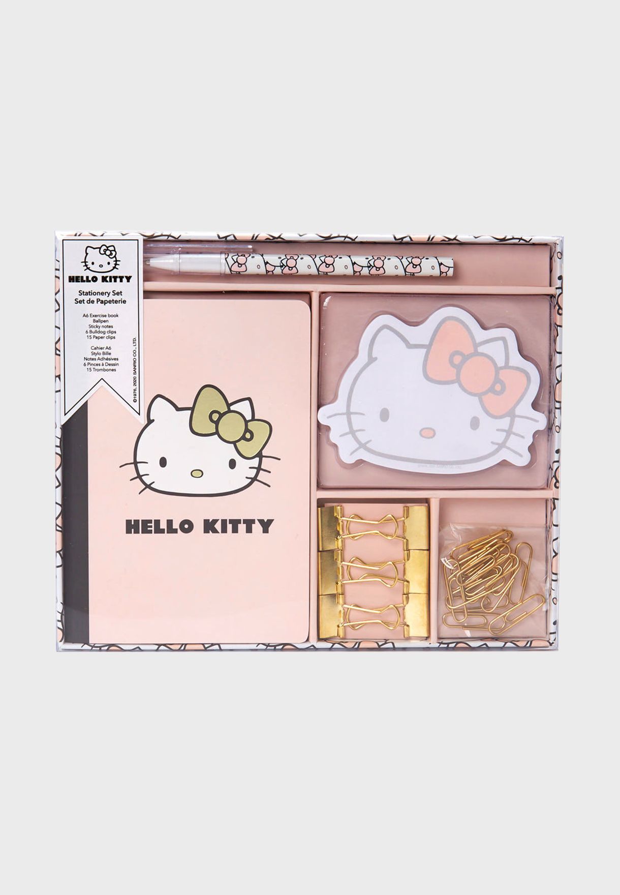 Hello Kitty Pink Stationery Set