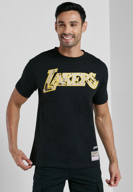 Los Angeles Lakers Camo Reflective T-Shirt