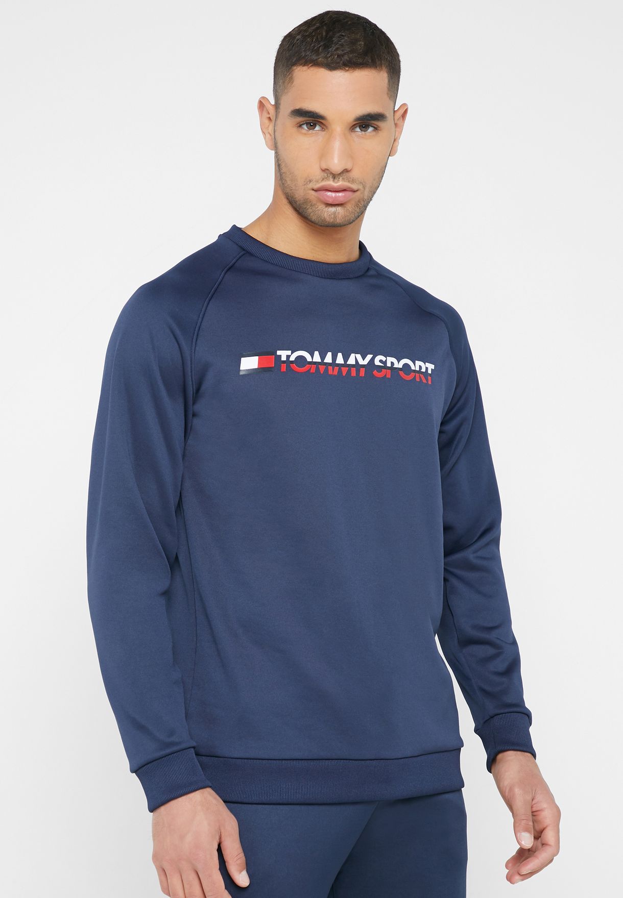 Buy Tommy Sport navy Logo Sweatshirt 