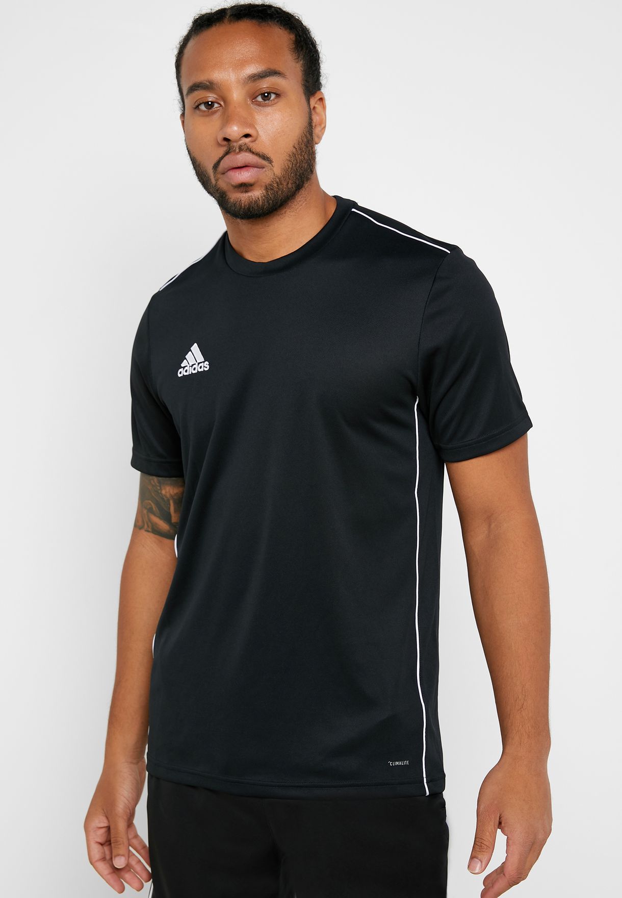 Buy adidas black Core 18 T-Shirt for 