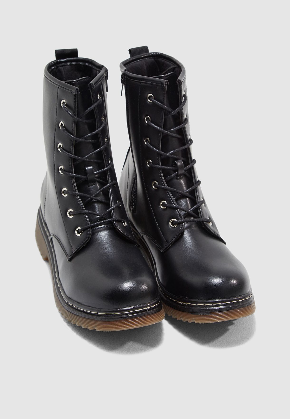 truffle collection lace up boots