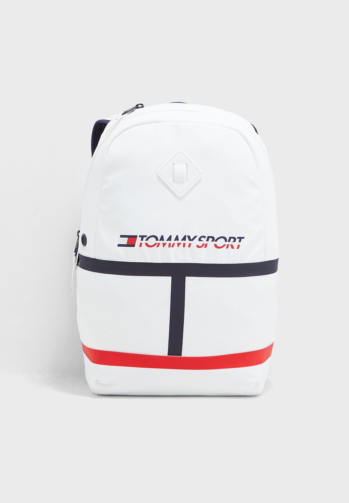 Buy Tommy Sport white Purist Backpack 