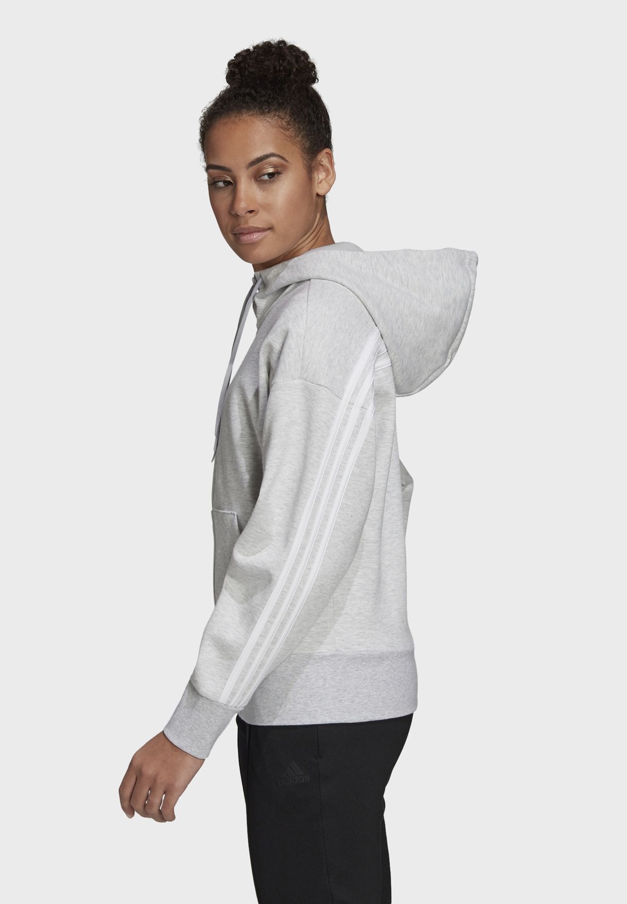 double knit hoodie