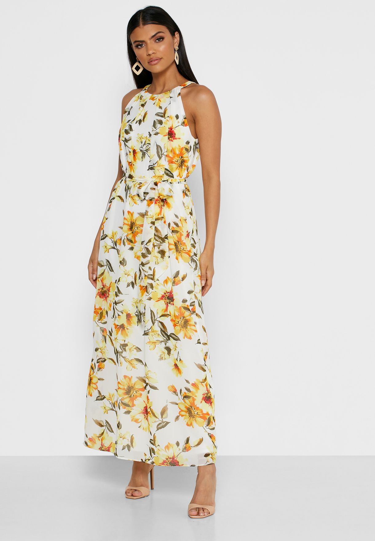 Wallis Yellow Floral Dress Clearance ...