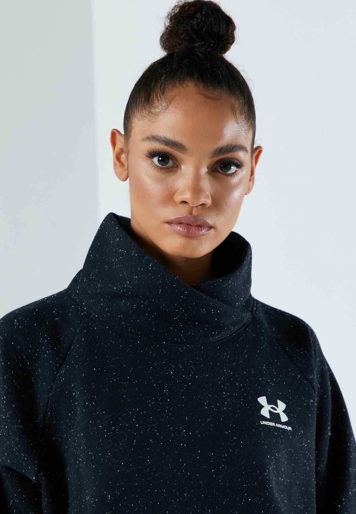 under armour rival fleece wrap neck