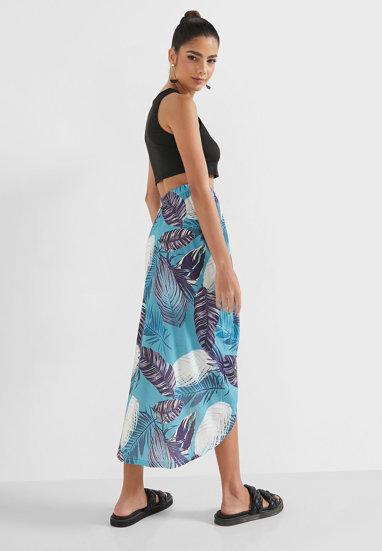 Printed Skirt Set