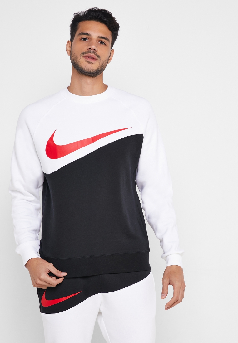 Vacante Misterio historia Buy Nike monochrome Swoosh Sweatshirt for Men in MENA, Worldwide