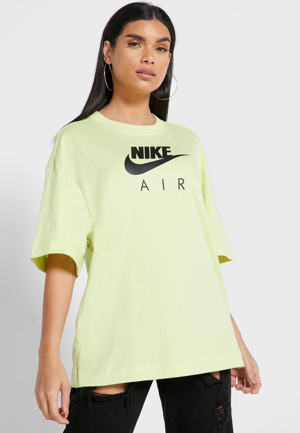 nike green t shirt women's