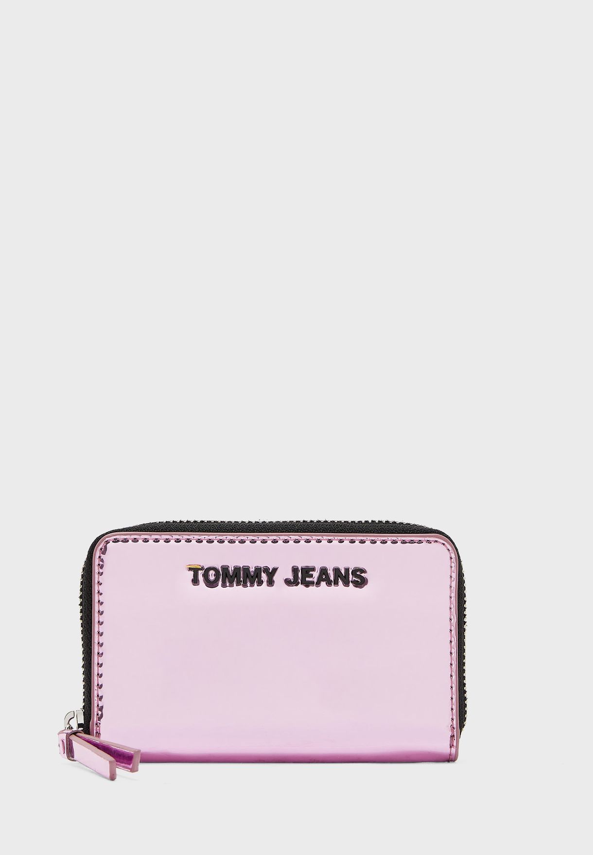 Buy Tommy Jeans pink Metallic Zip 