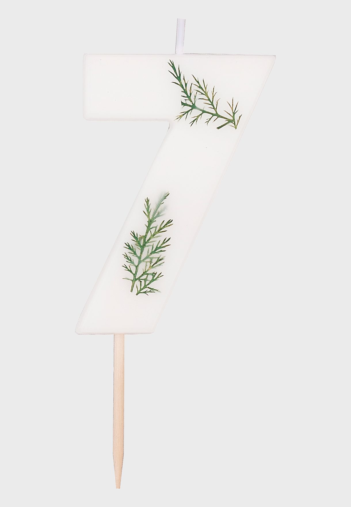 Pressed Foliage Candle - Number 7