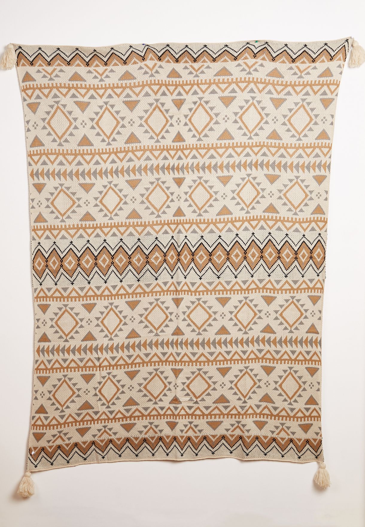 Aztec Printed Woven Blanket 127X152Cm