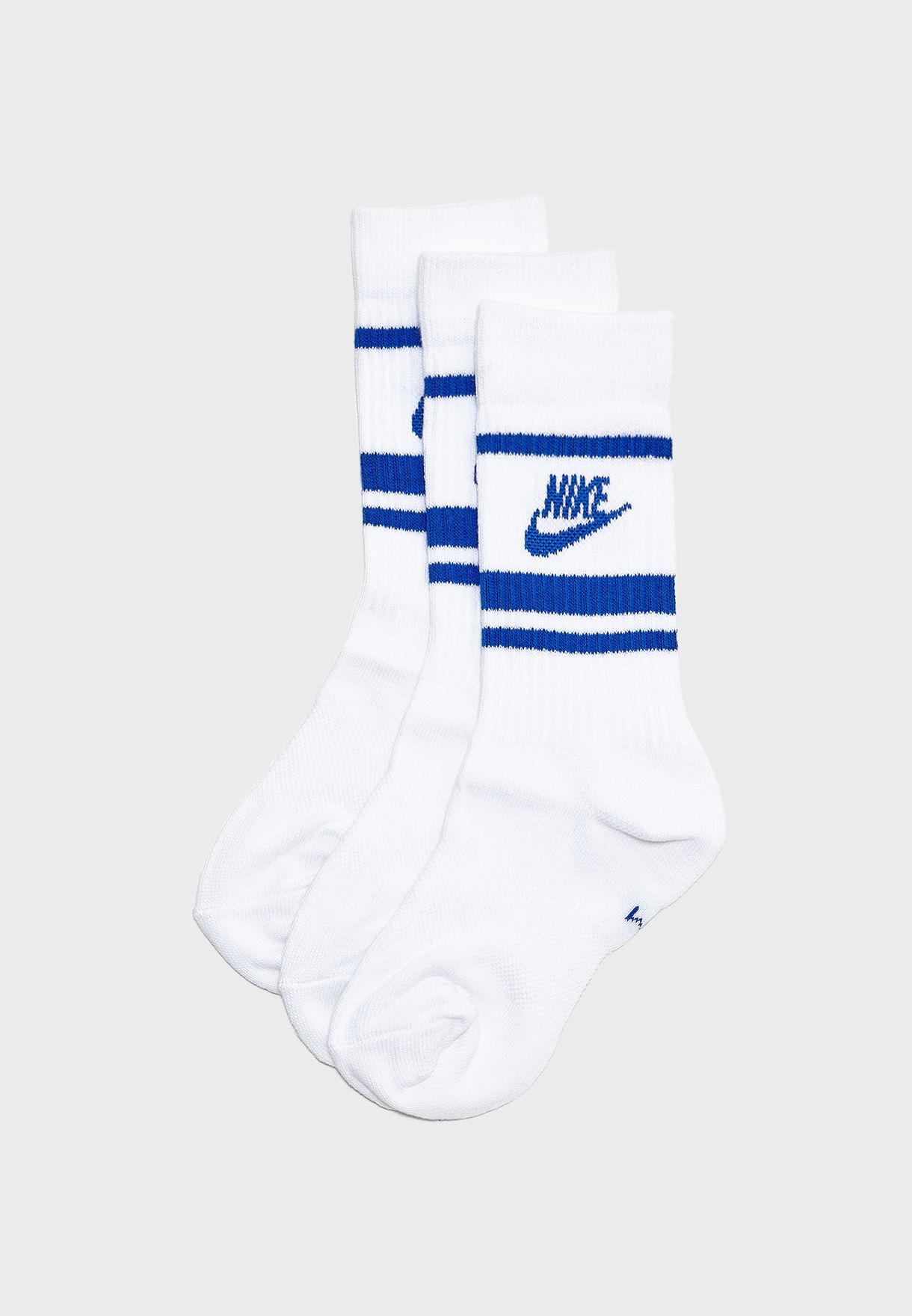 nike crew essential stripe socks
