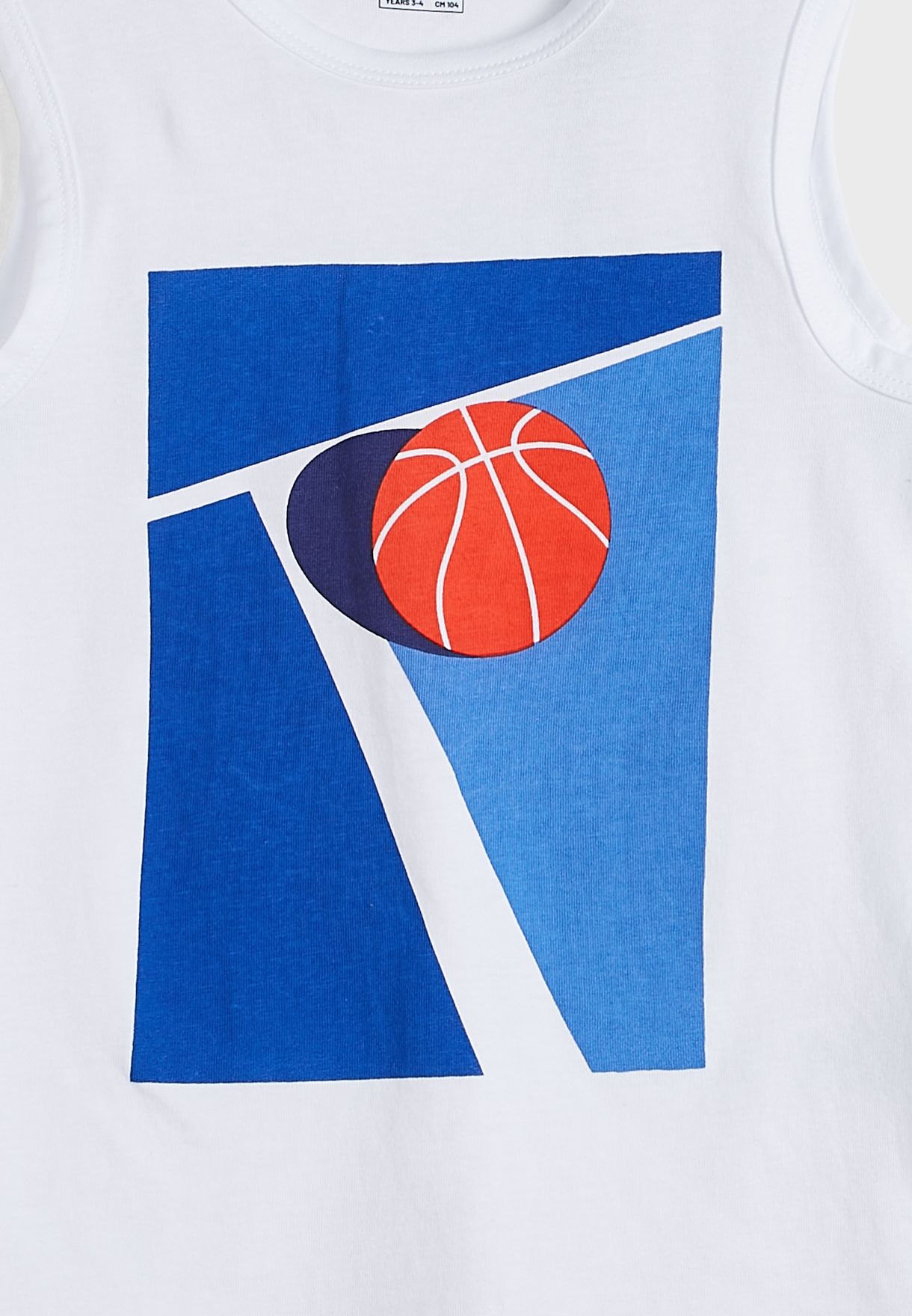Kids Basketball Print Vest