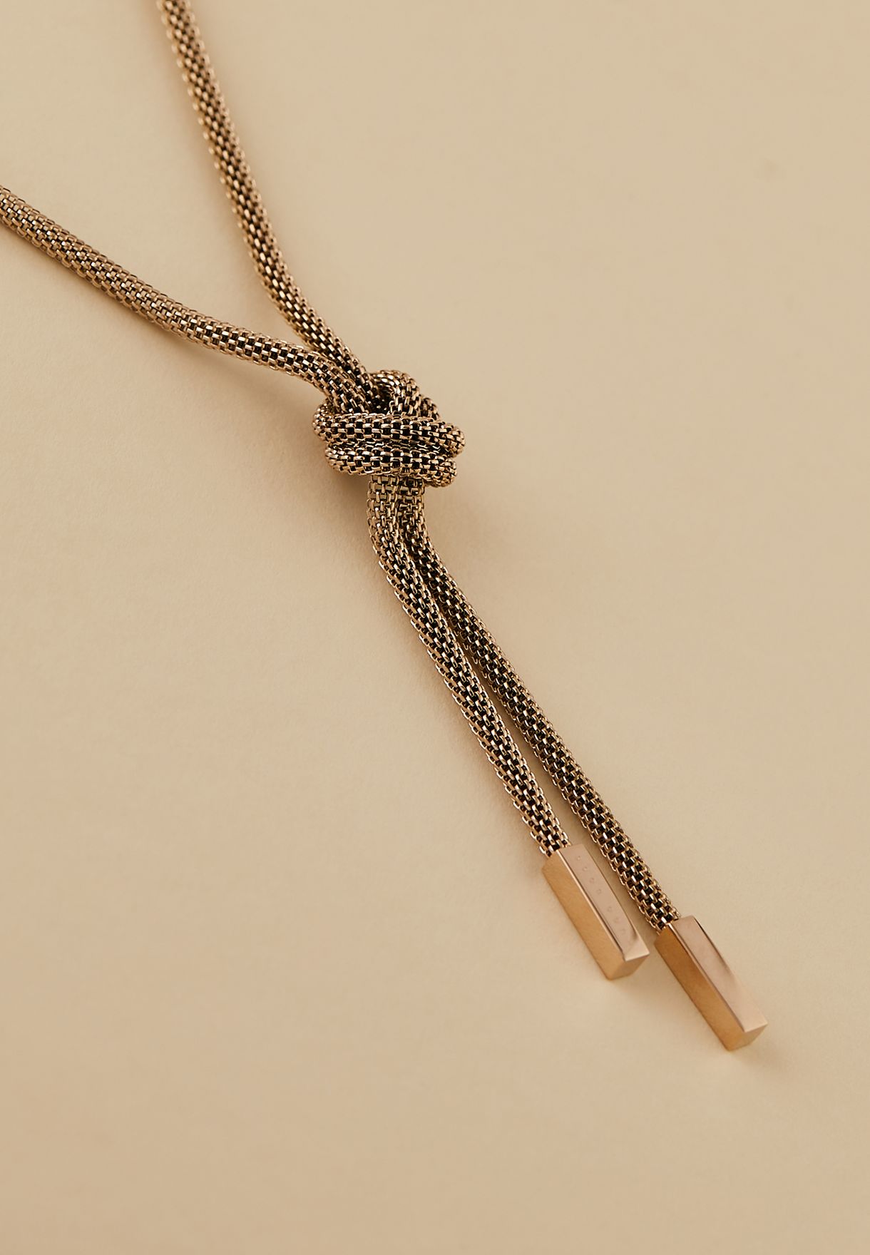 1580083 Rosette Knot Necklace