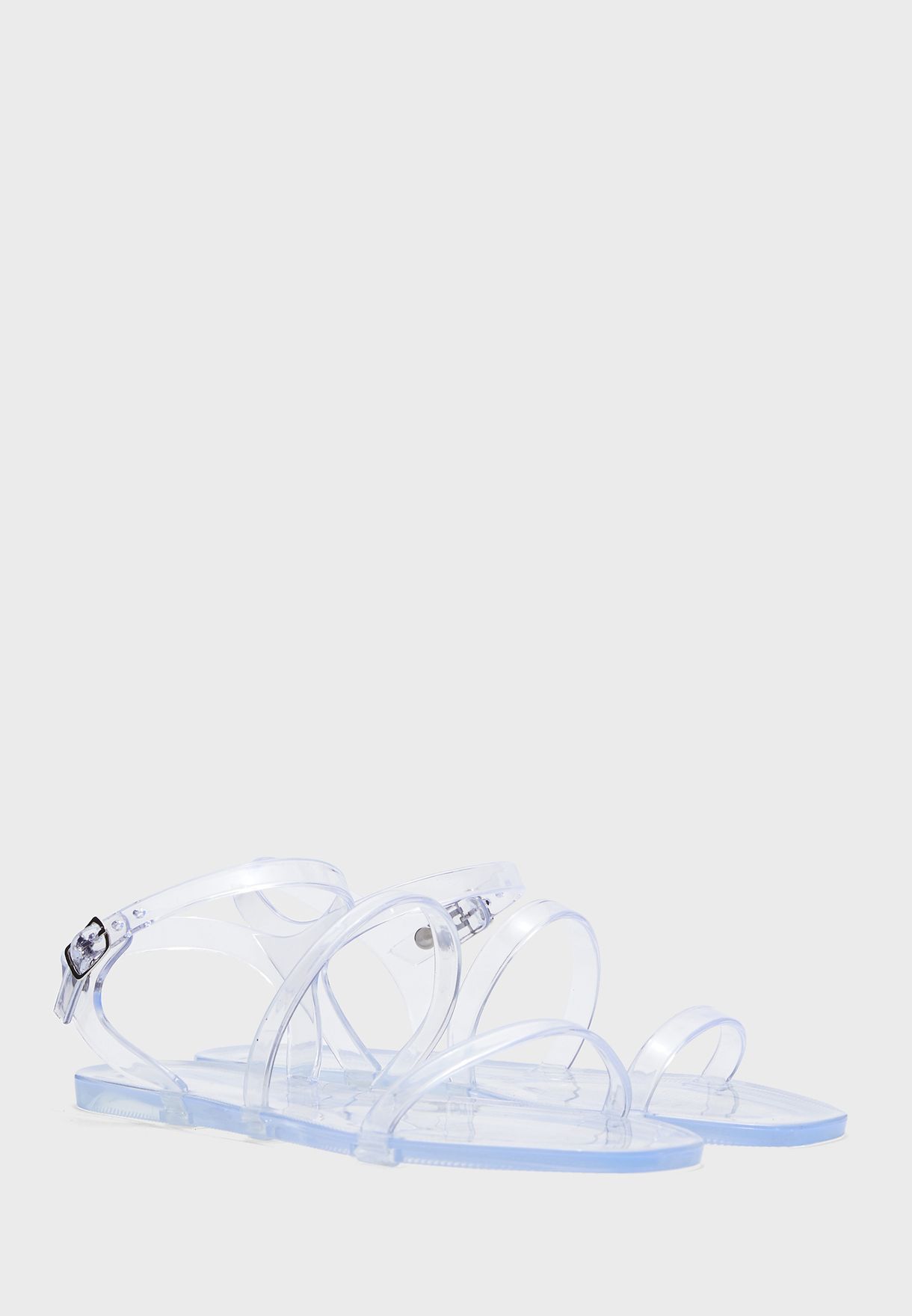 chanel clear jelly slides 219