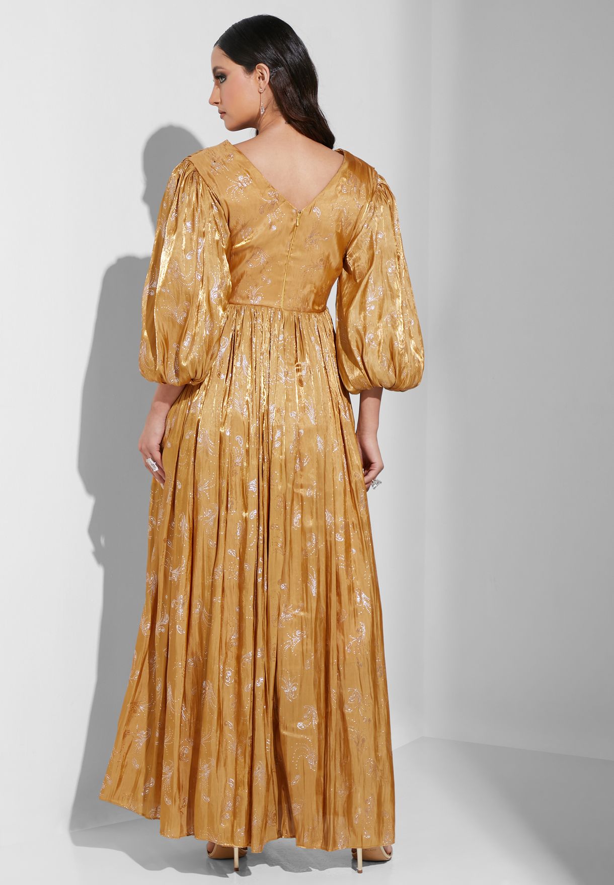 V Neck Empire Waist Dress