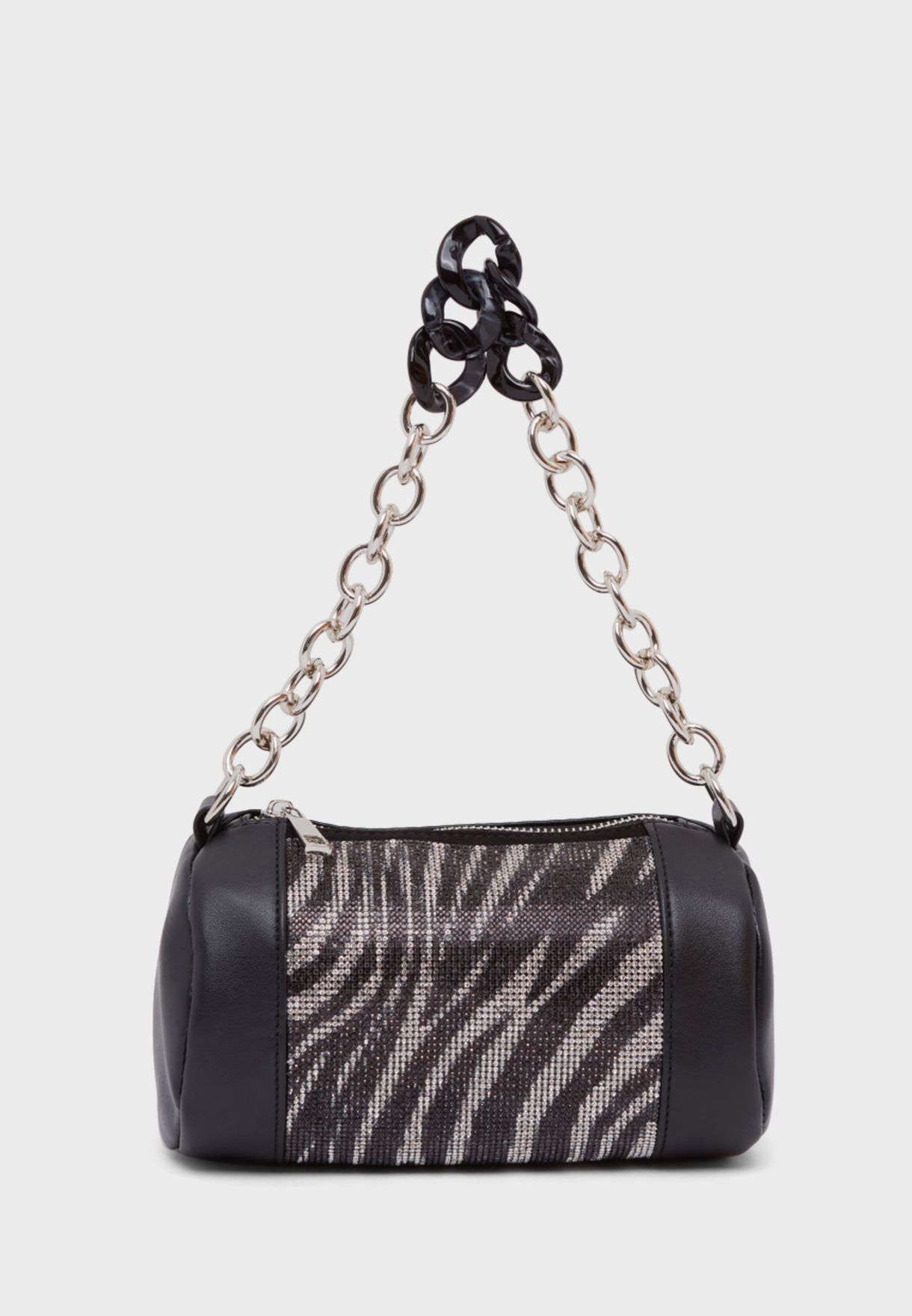 Chain Link Round Crossbody
