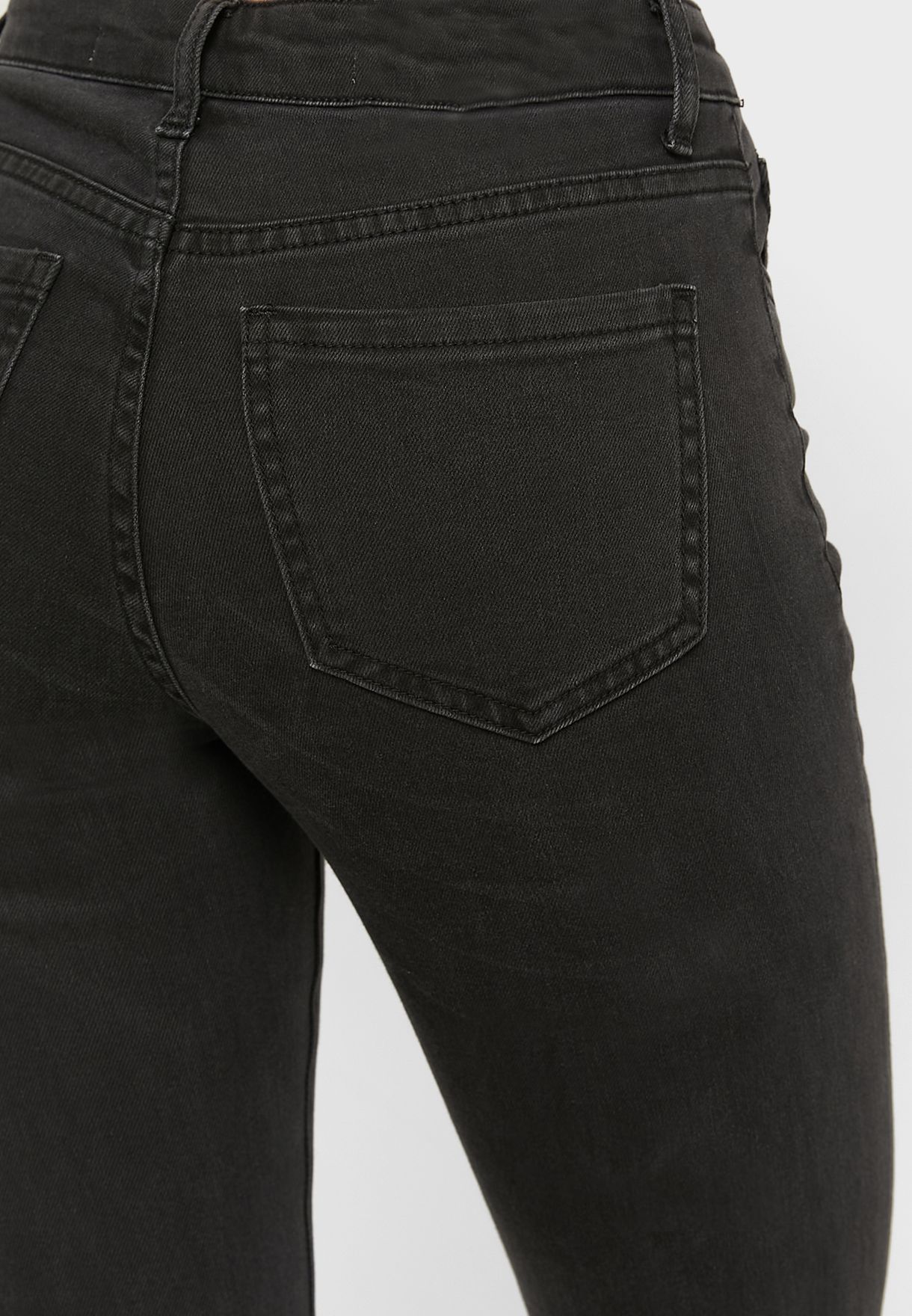 Rip Detail Skinny Fit Jeans