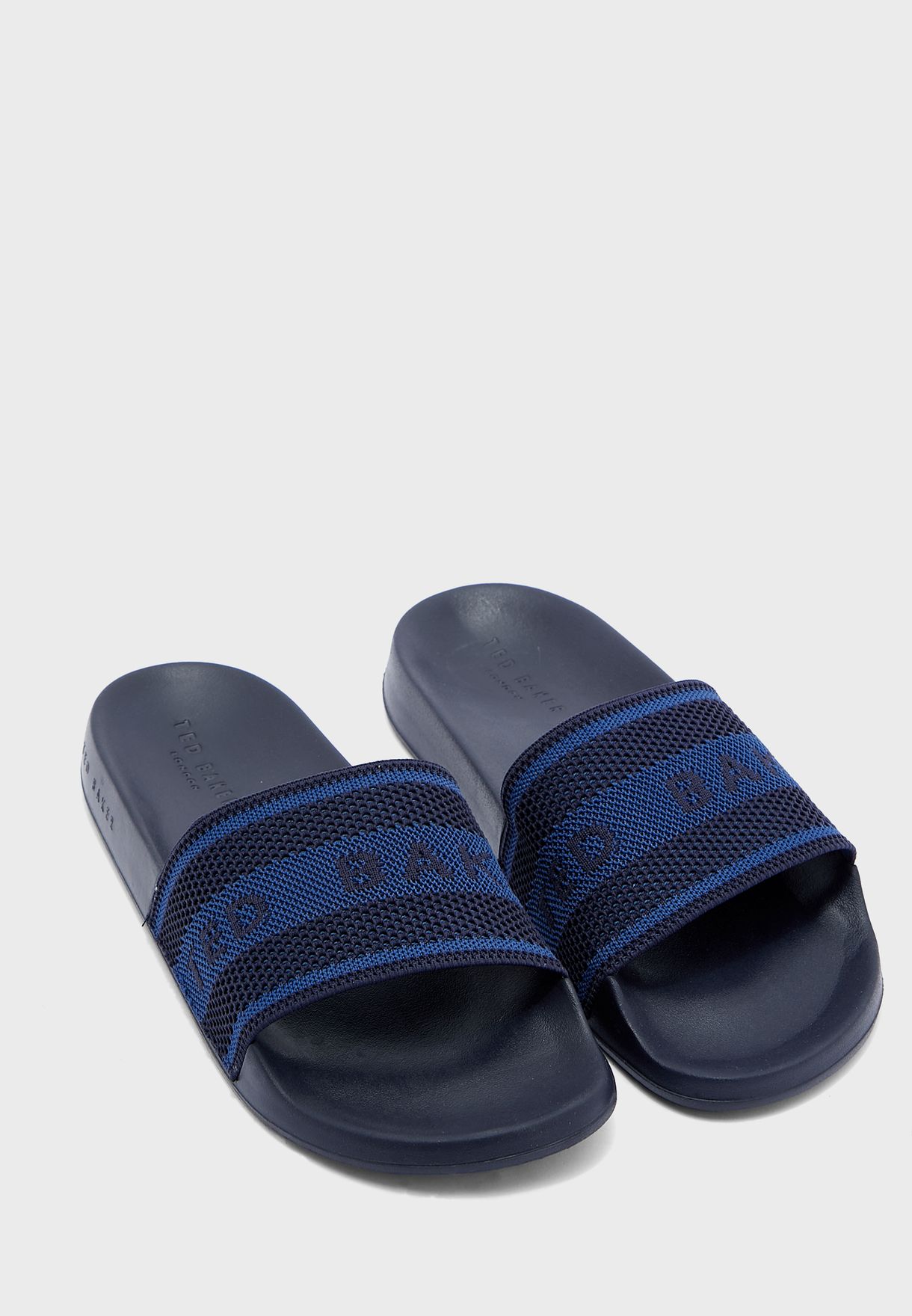 ted baker navy flip flops