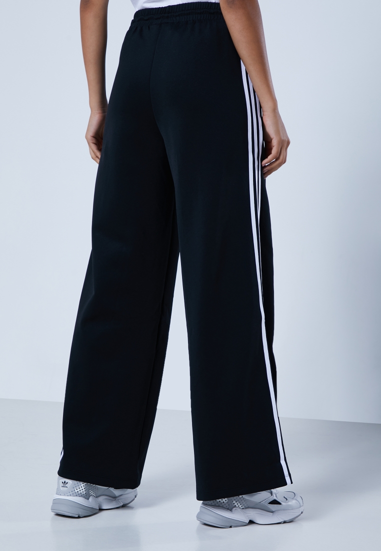 Adidas Track Pants Black Purple 3 Stripes Straight Leg Womens Sz: Small |  eBay