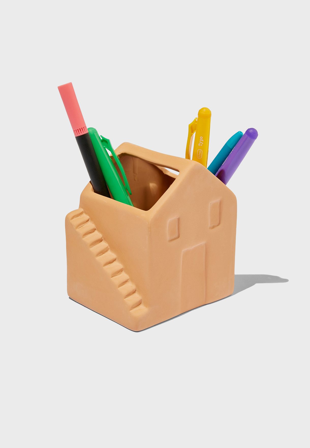 Terracotta House Pen Holder