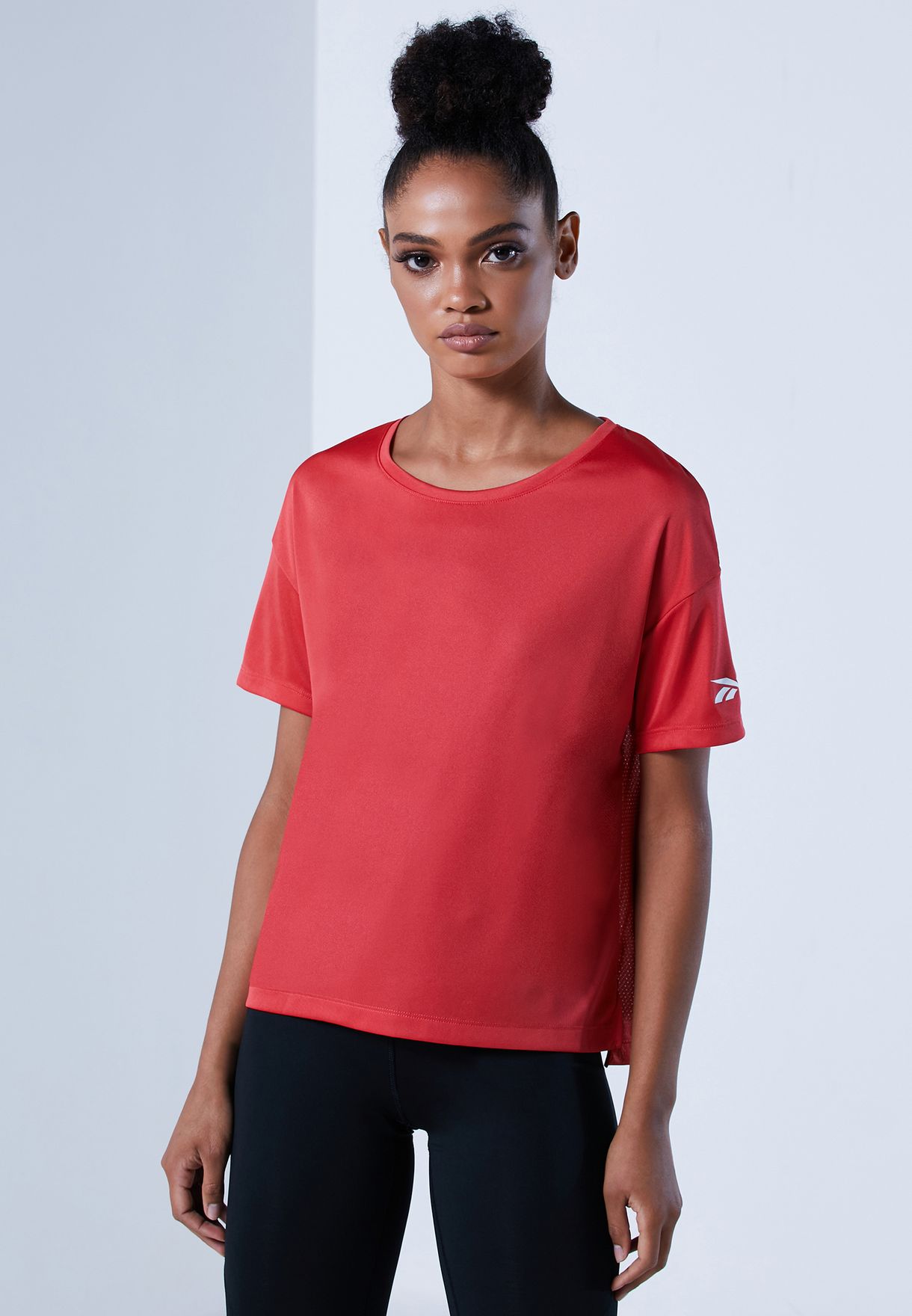 reebok red t shirt