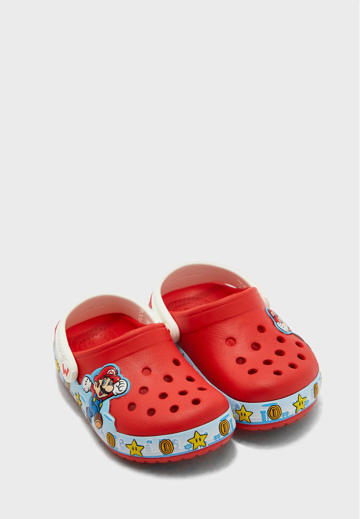 Buy Crocs red Kids Super Mario Sandal for Kids in MENA, Worldwide