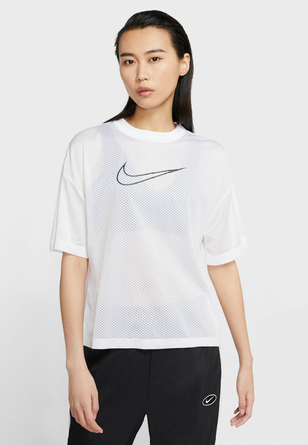 assistance believe bridge Buy Nike white NSW Mesh T-Shirt for Women in MENA, Worldwide