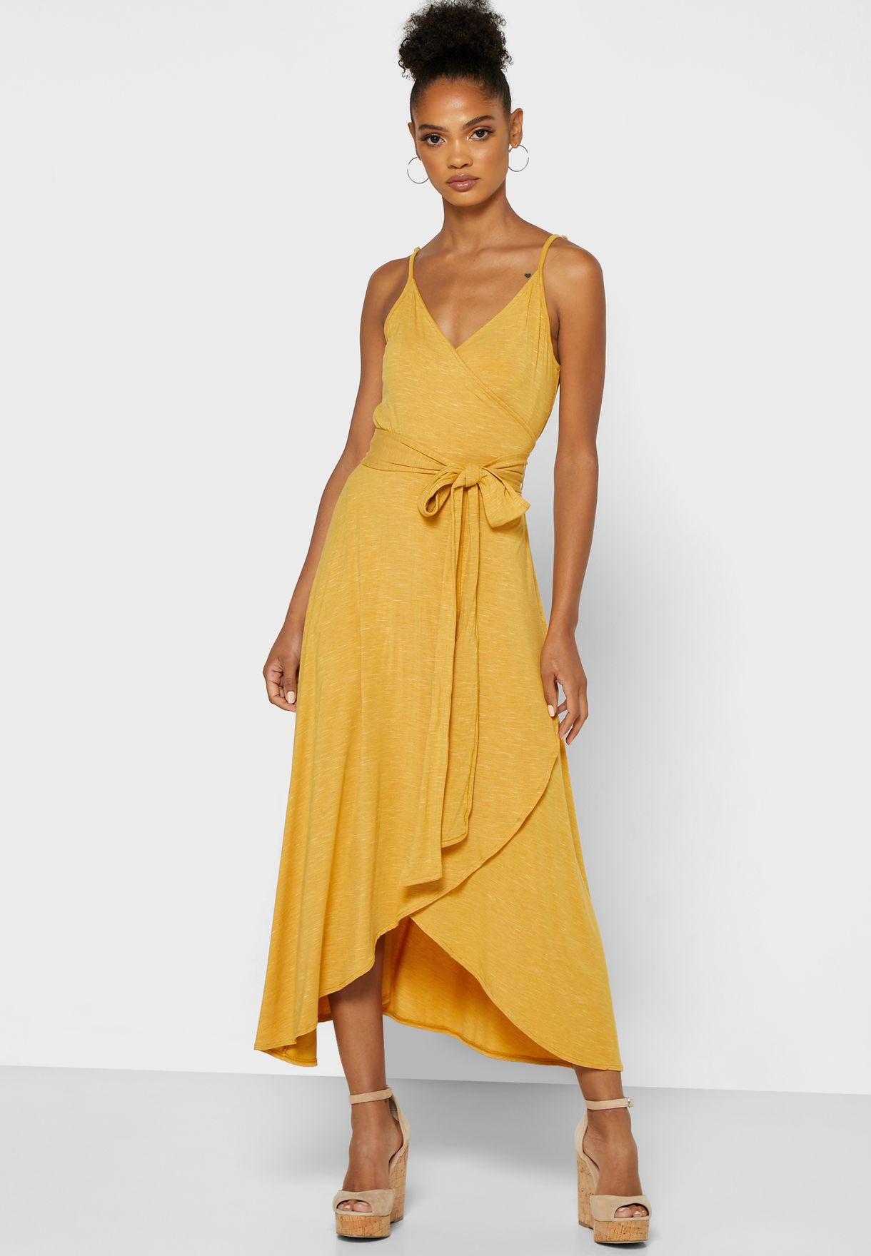 yellow gap dress