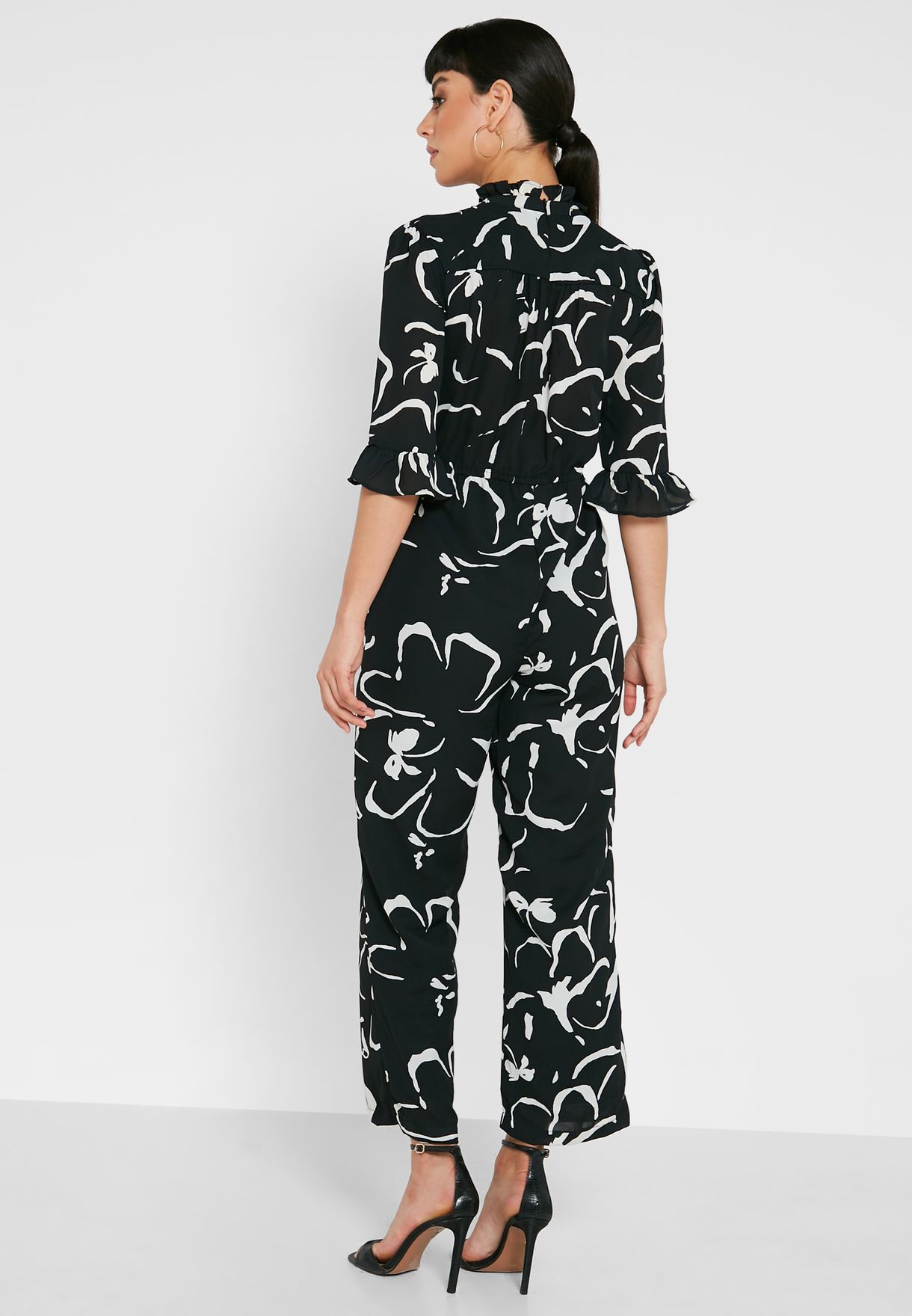 Printed Fitted Jumpsuit