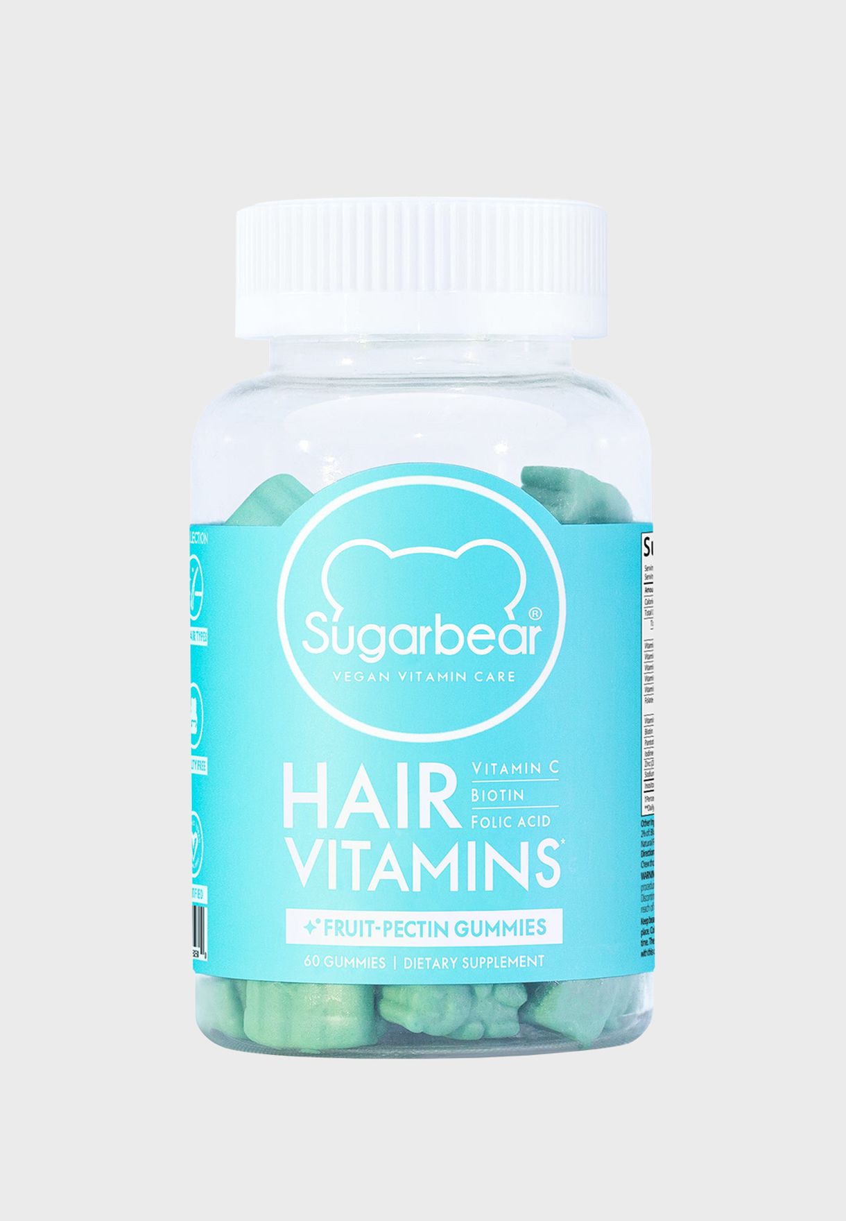 Hair Vitamins Vegan Gummies