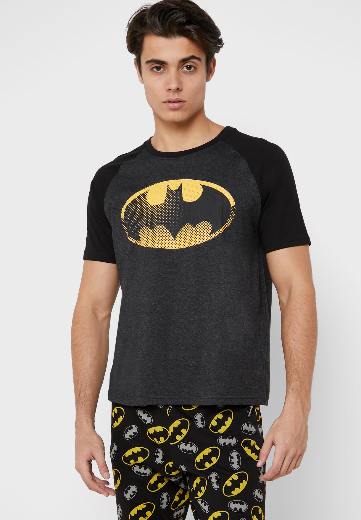 Buy Sp Characters Prints Batman Printed Pyjama Set For Men In Mena Worldwide 159 U19chlwset02