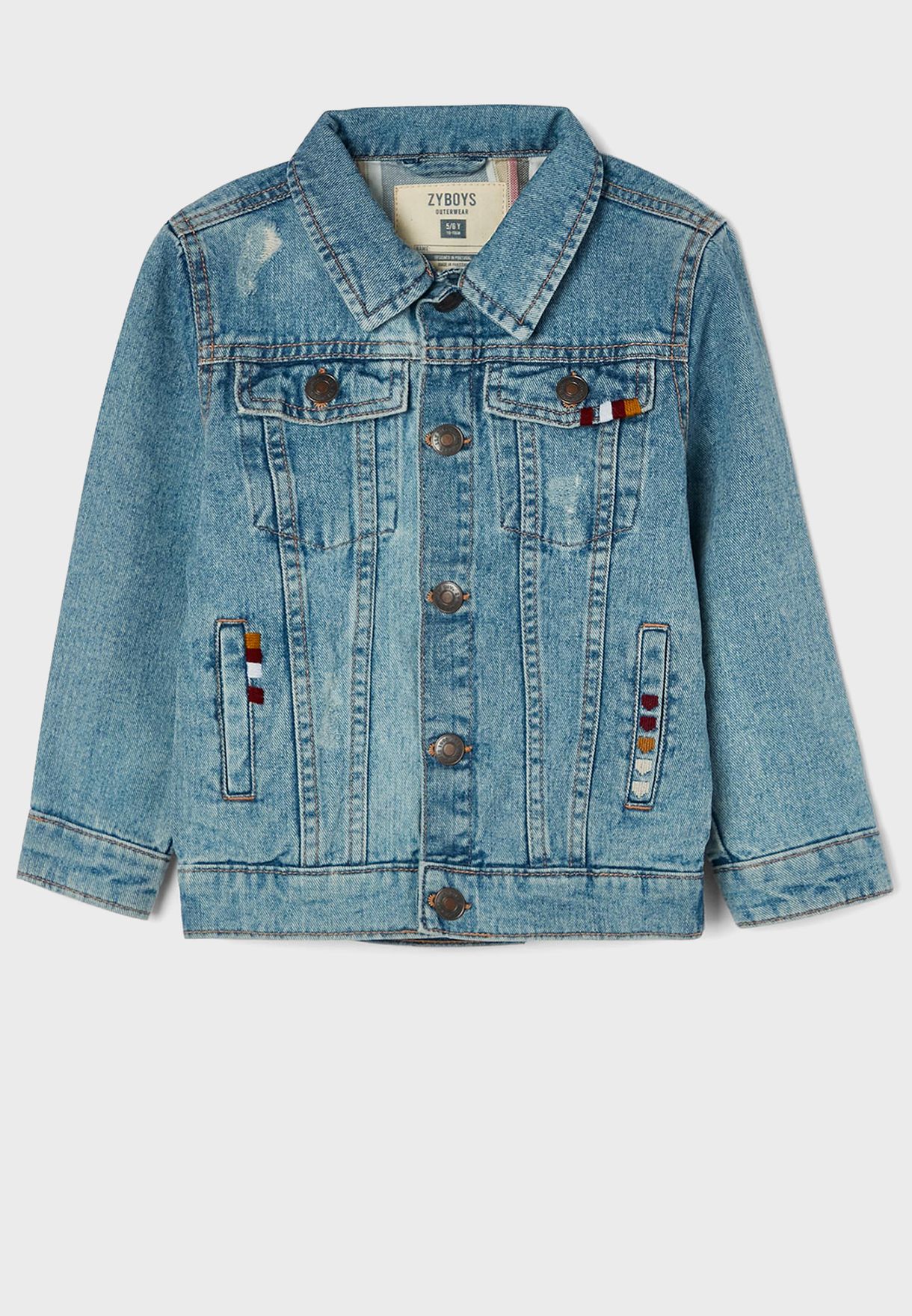 Kids Mid Wash Denim Jacket