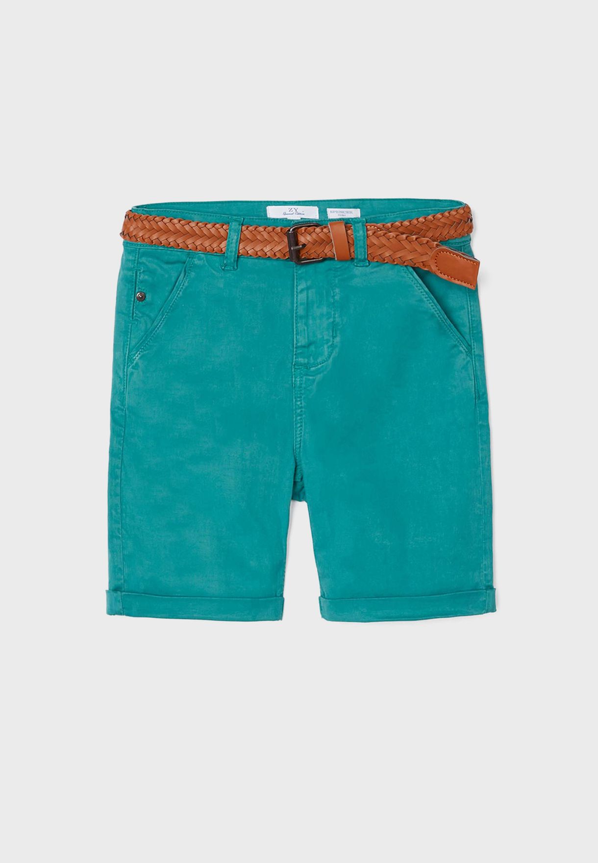 Kids Belted Shorts