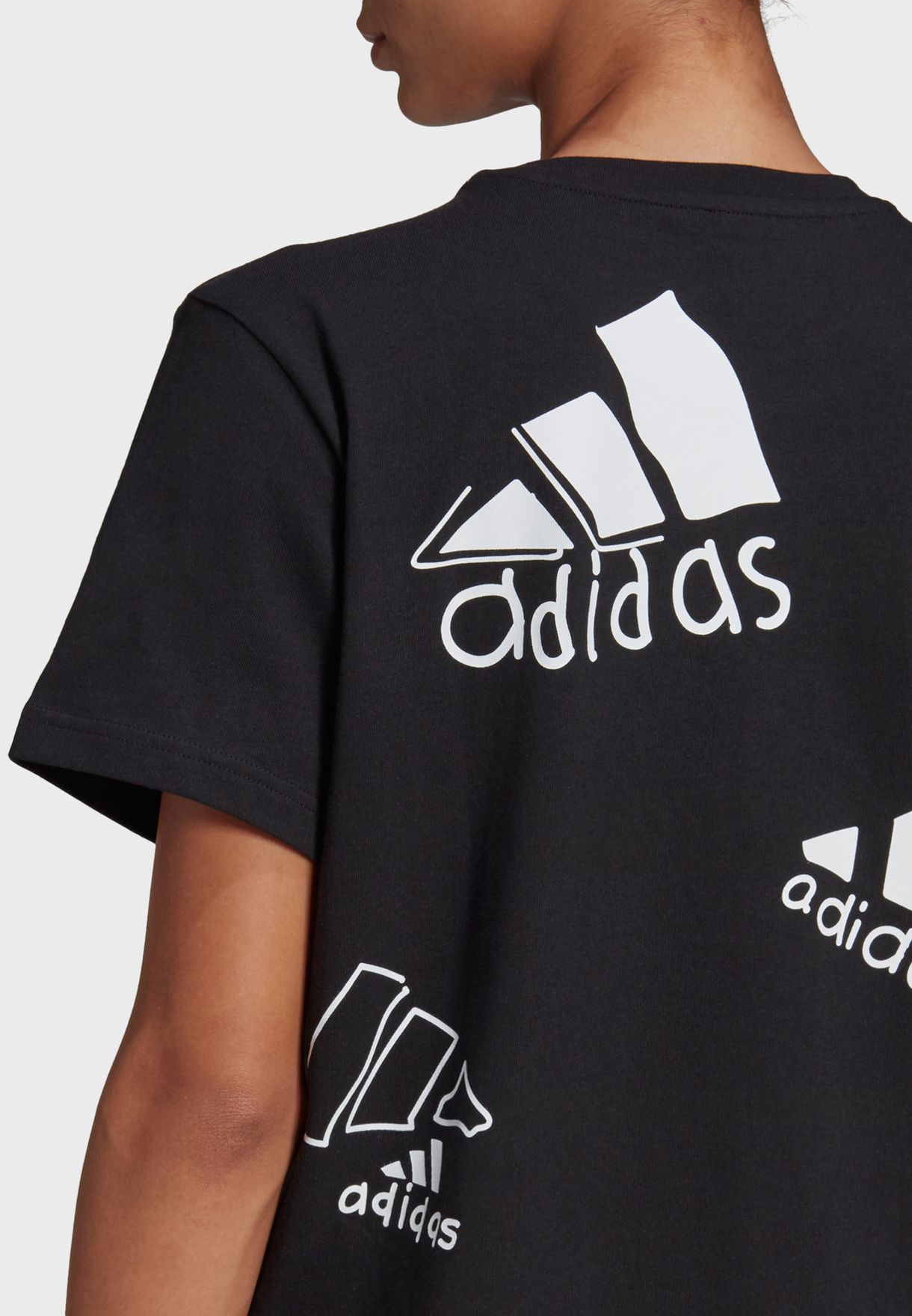 logo tee dress adidas