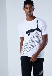 men's puma big logo tee