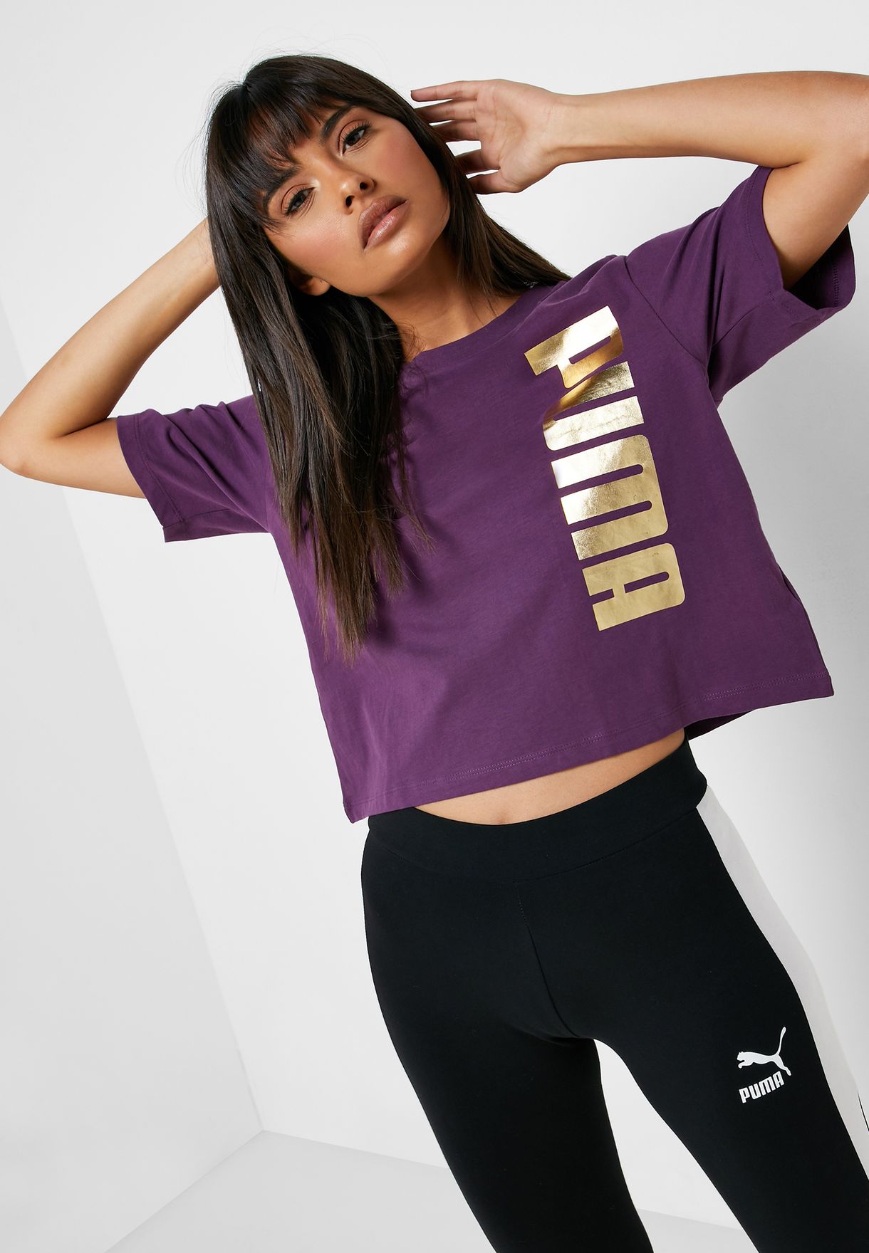 purple puma shirt