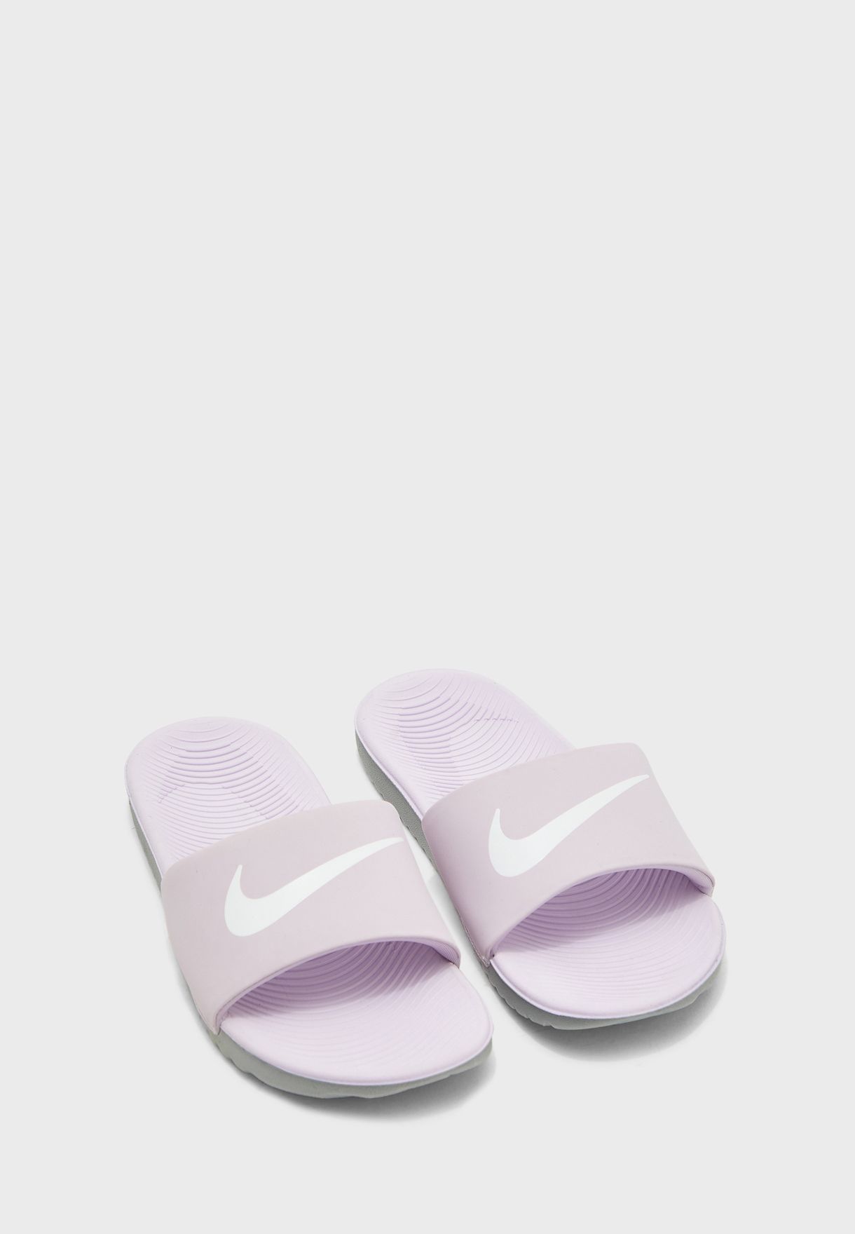 nike kawa slide purple